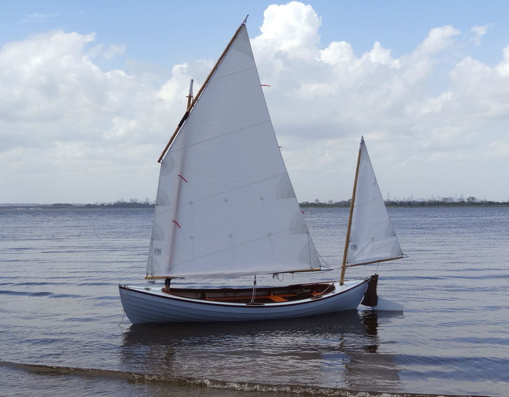 Position of mainsheet, Balanced Lug